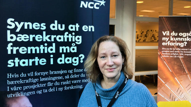 Christina Johansen, NCC i Norge. Foto: Jan-Henrik Kulberg