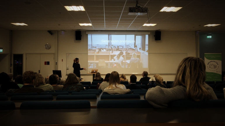 Mansoor Hussain AUF Oslo skuddårsseminaret 2018 campus Drammen psykisk helse. Foto: Stian Kristoffer Sande.
