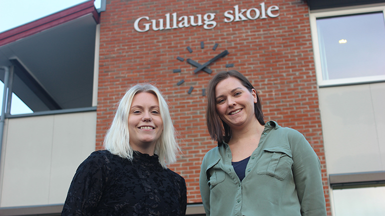 Vanessa Sunnset og Cecilie Bryhn Hansen. foto.