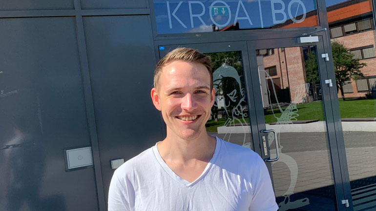 Lars Stian, leder for hovedstryet på Kroa i Bø